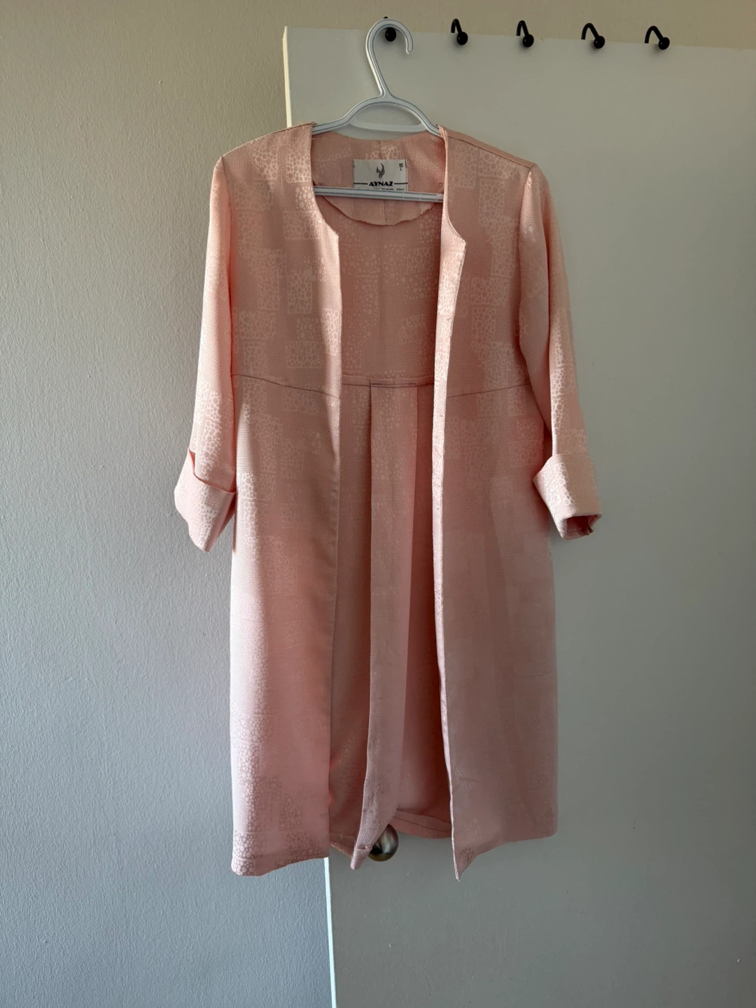 Aynaz Women's Pink Jacket /Abaya