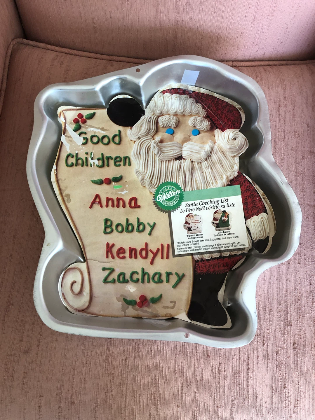 Christmas character baking pans