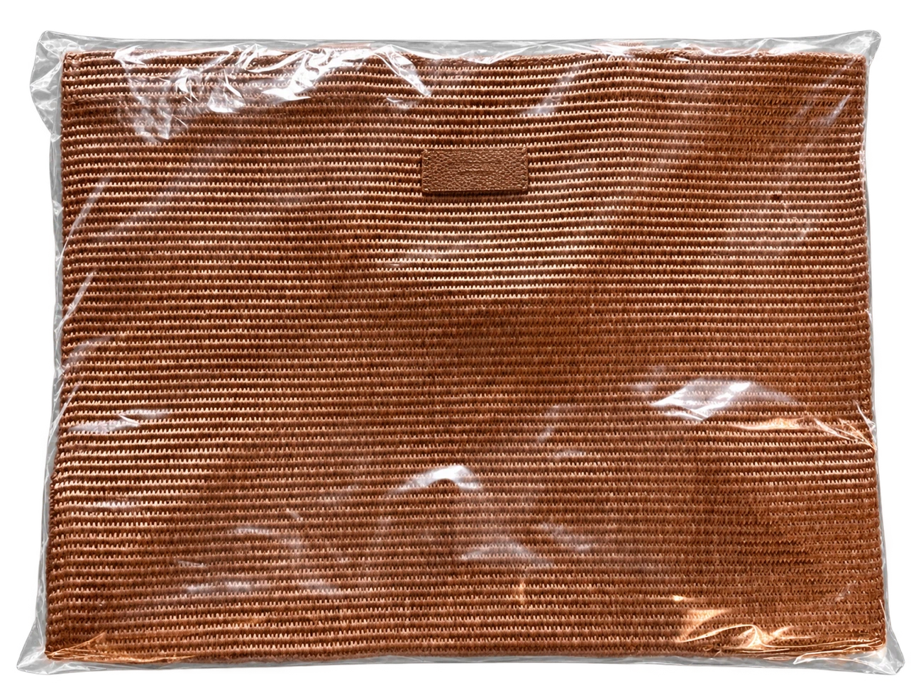Burberry woven tote in warm brown NWT - photo 2