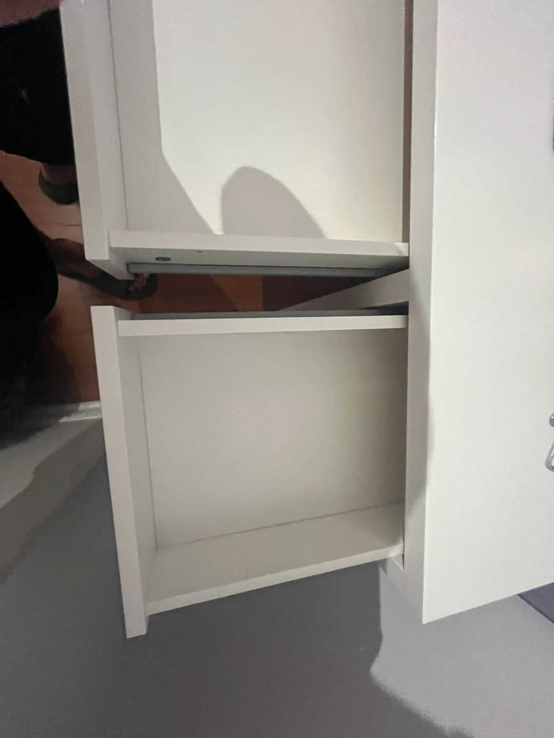 IKEA - MICKE White desk with drawers and cabinet - photo 4