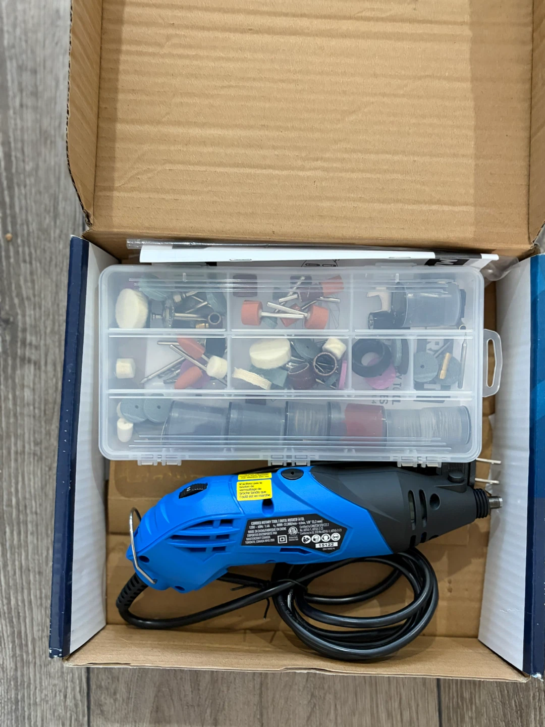 Mastercraft Corded Rotary Tool with 250 Accessories - photo 3