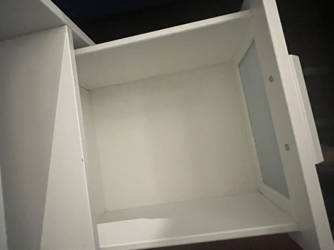 IKEA BRIMNES white bedside table - photo 4