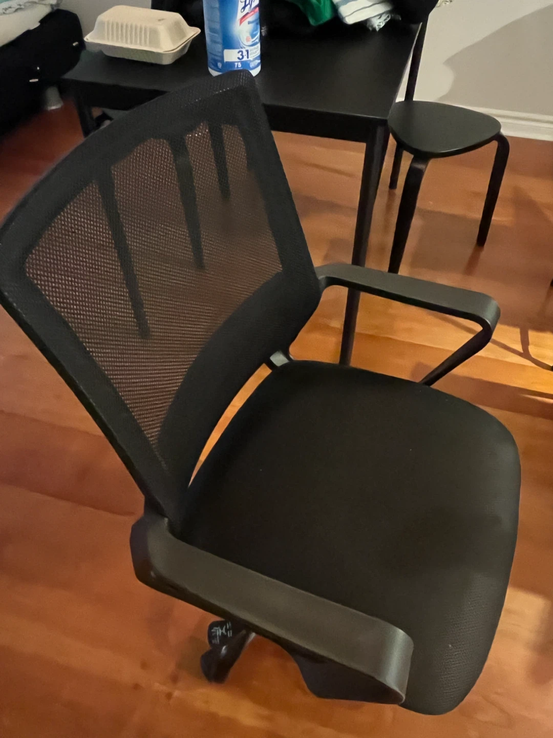 Black ergonomic office chair