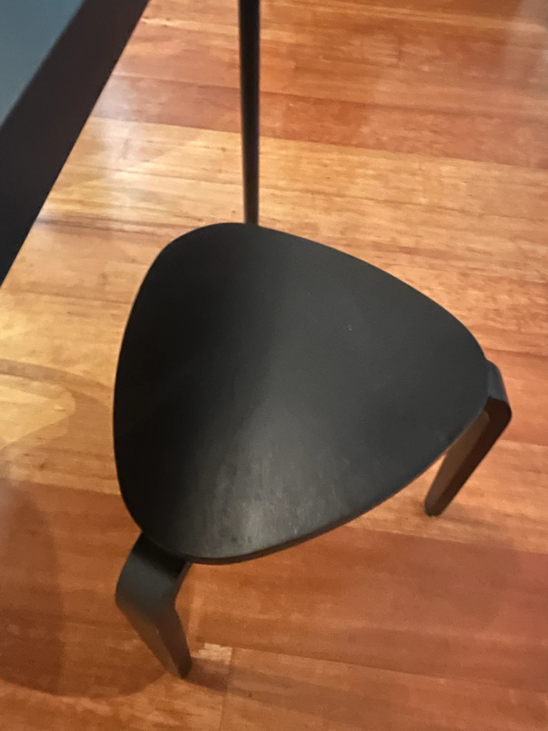 Black IKEA Dining Table and Stool Set - photo 4