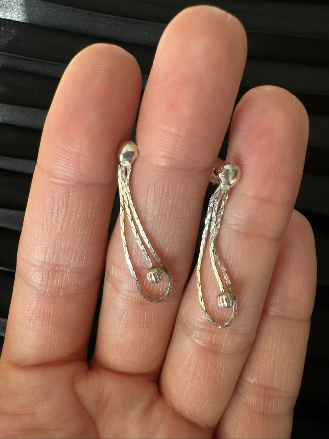 Sterling Silver Drop Earrings