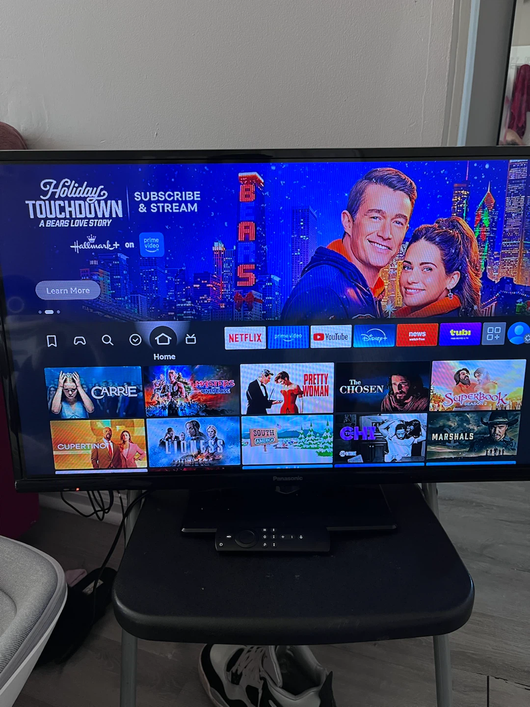 32” Panasonic Television with Amazon Fire TV Stick