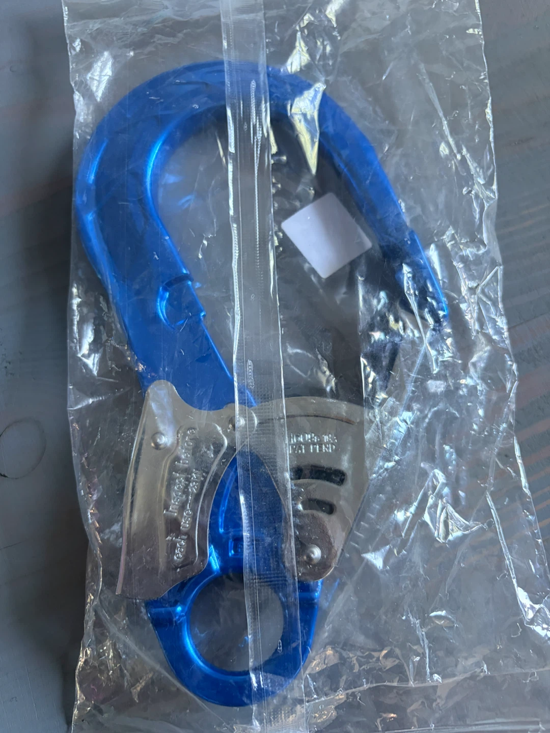 Blue Aluminum Alloy Safety Snap Lock Hook