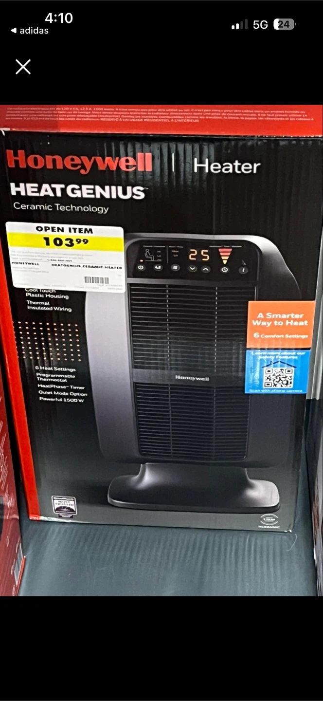 Honeywell HeatGenius Ceramic Heater