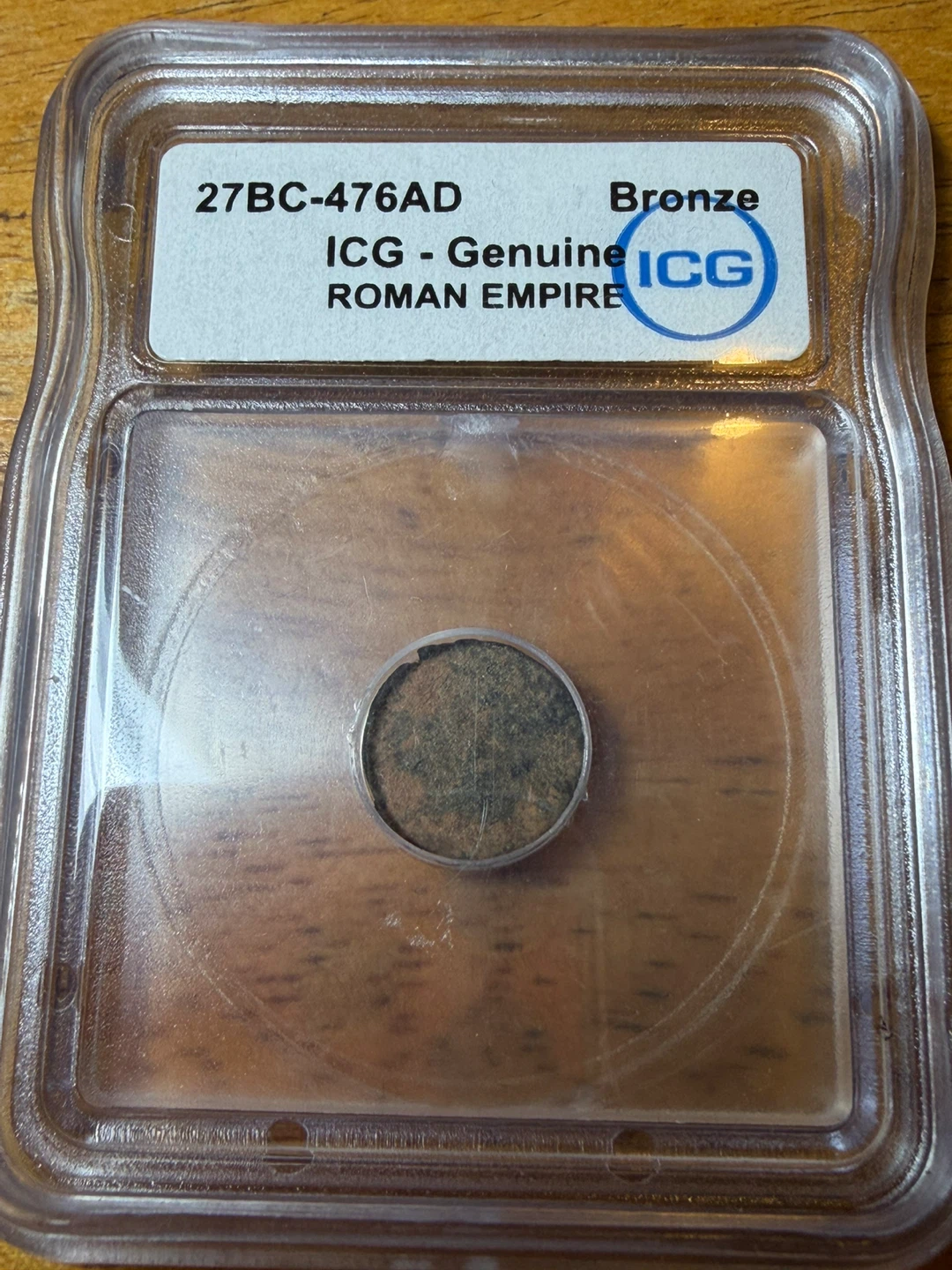 ICG Certified Genuine Ancient Roman Bronze Coin