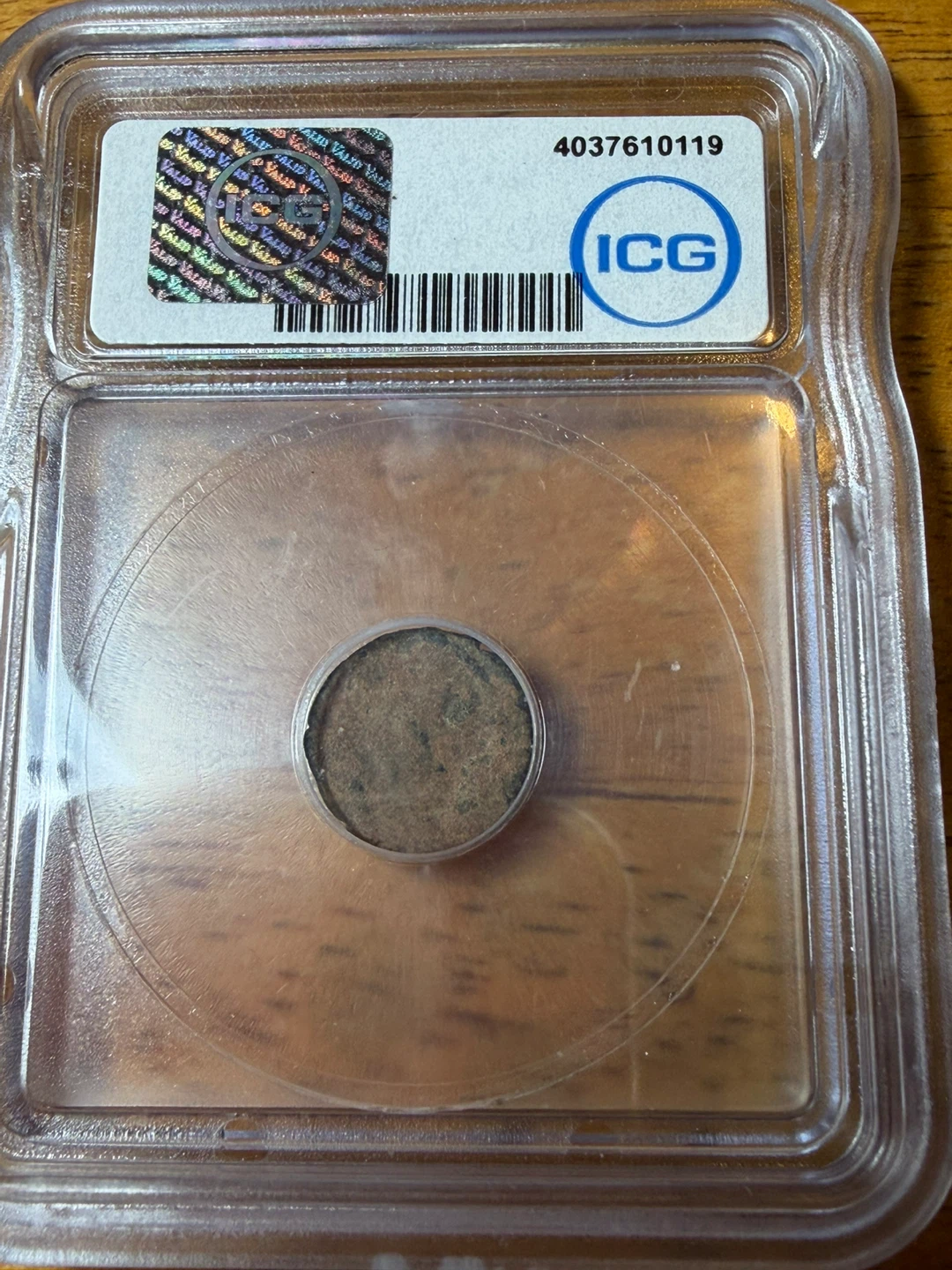 ICG Certified Genuine Ancient Roman Bronze Coin - photo 2