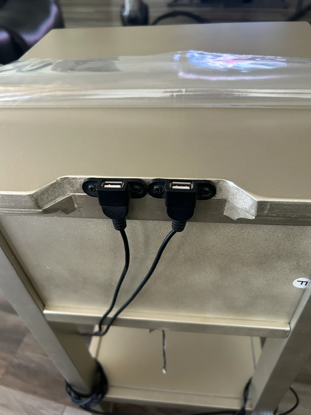 End table with usp chargers - photo 3