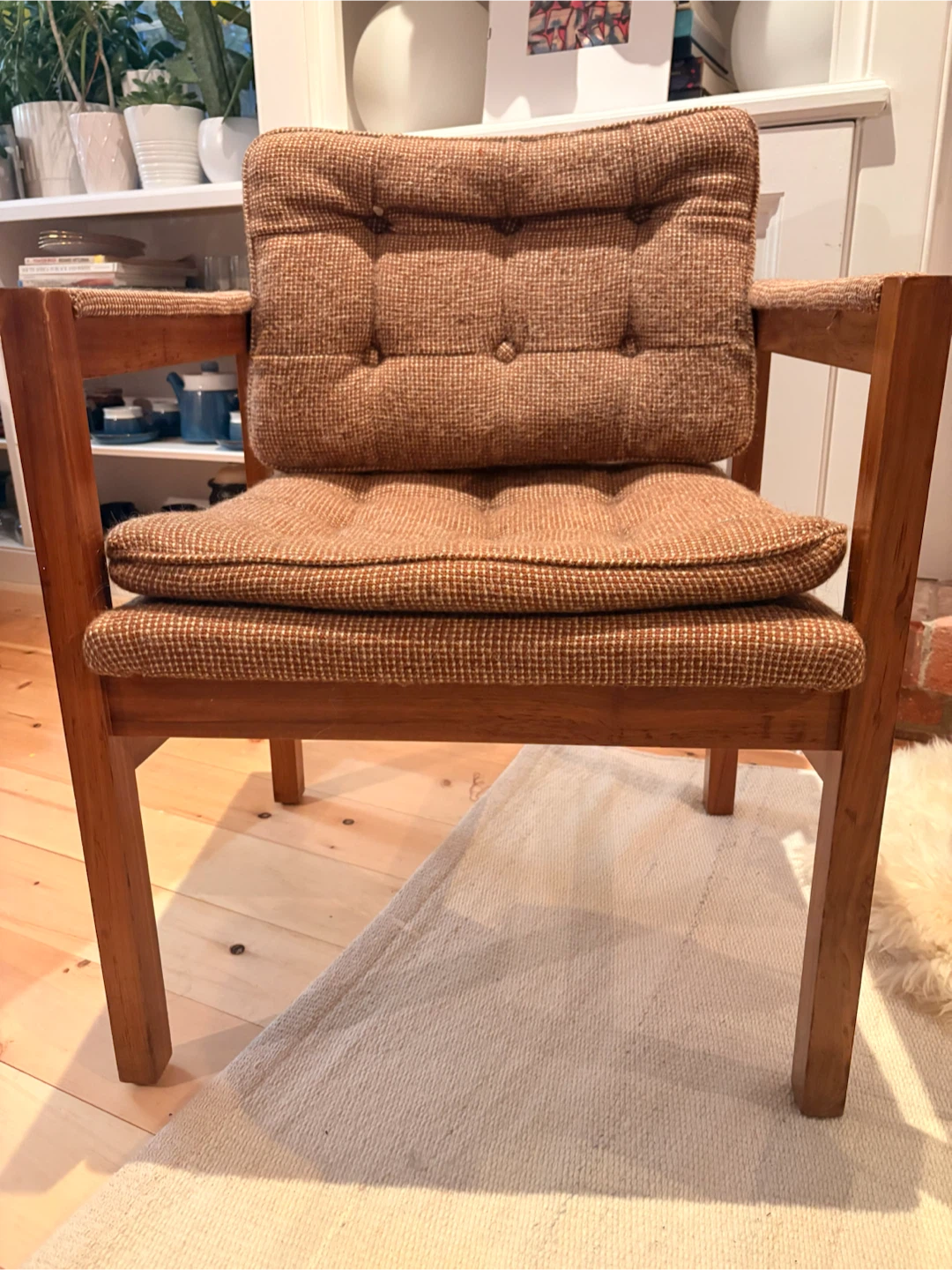 Pair Vintage Danish Mid-Century Teak Lounge Chair - photo 3