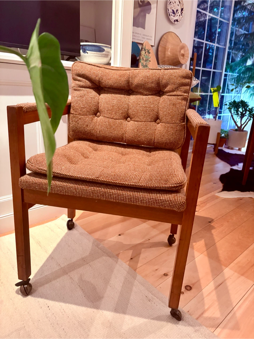 Pair Vintage Danish Mid-Century Teak Lounge Chair - photo 5