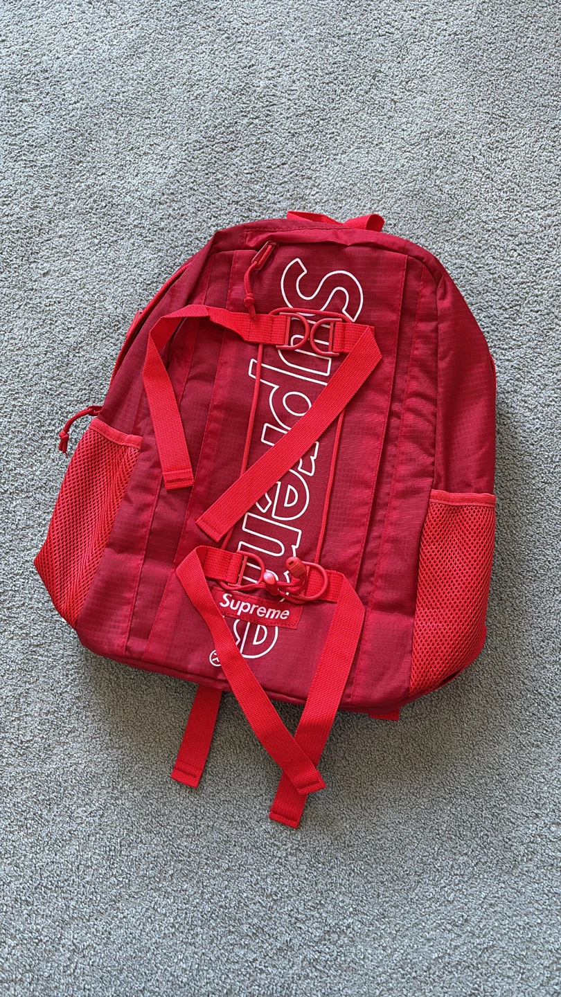 Red Supreme Backpack
