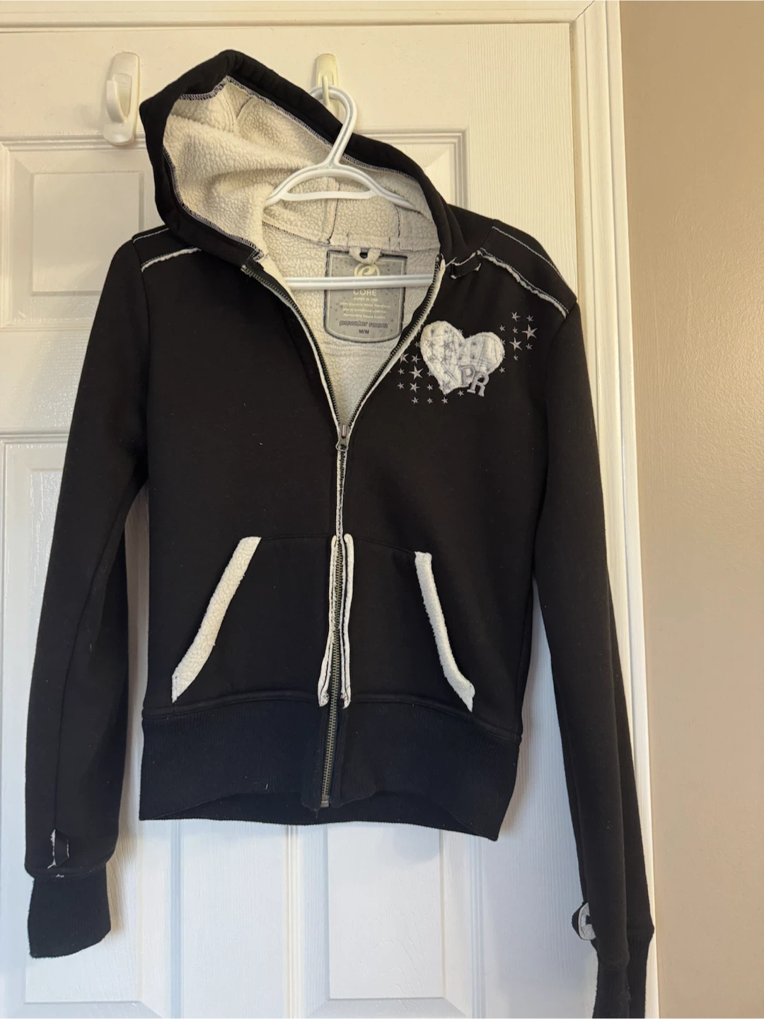 Roxy Core Zip-Up Hoodie Black