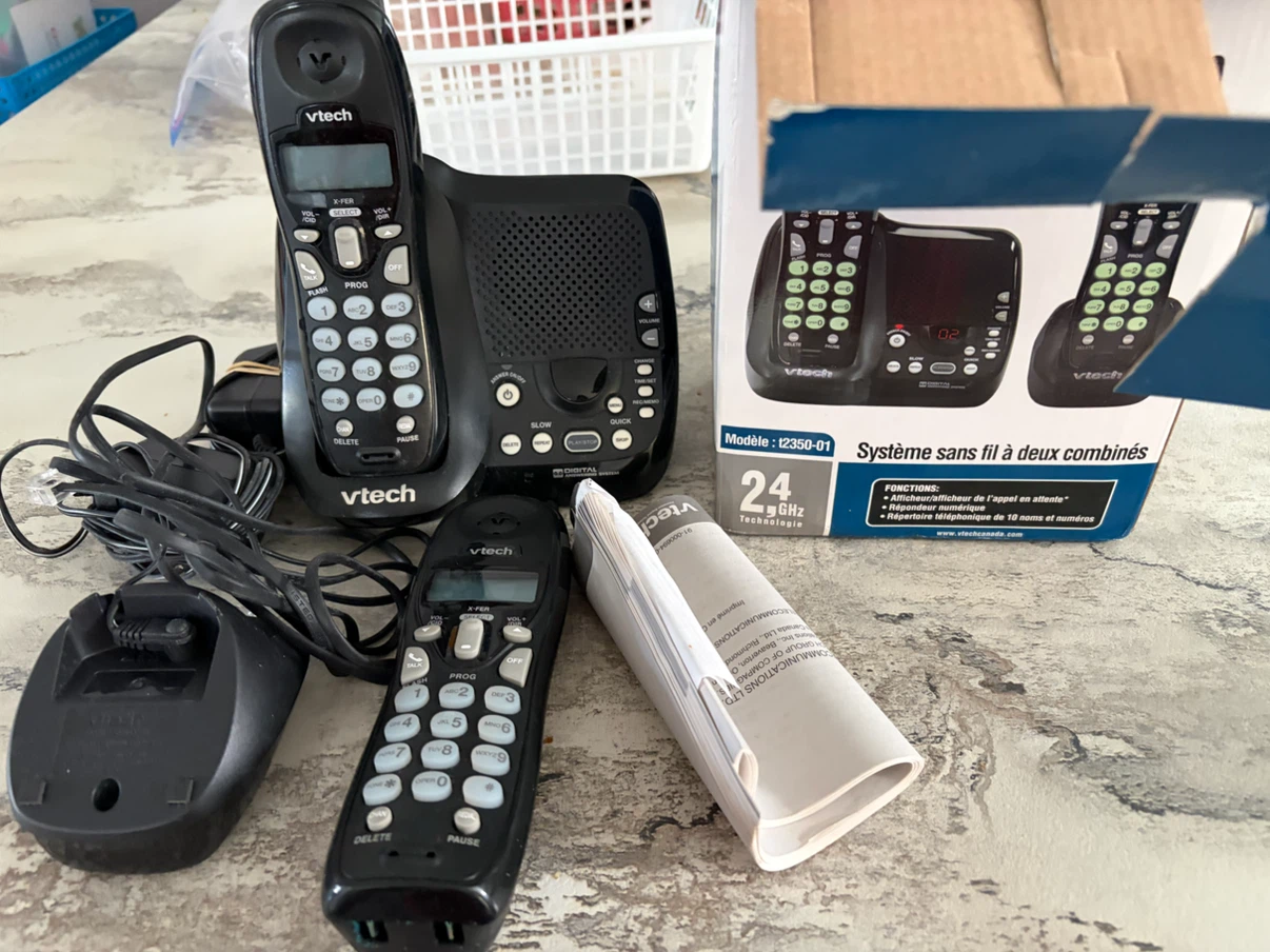 VTech t2350-01 Cordless Phone System - photo 4