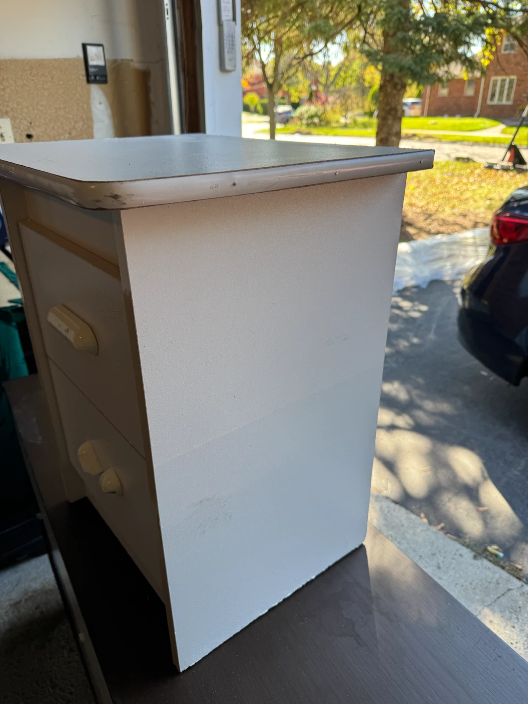 Paramount Furniture White 2-Drawer Nightstand - photo 2
