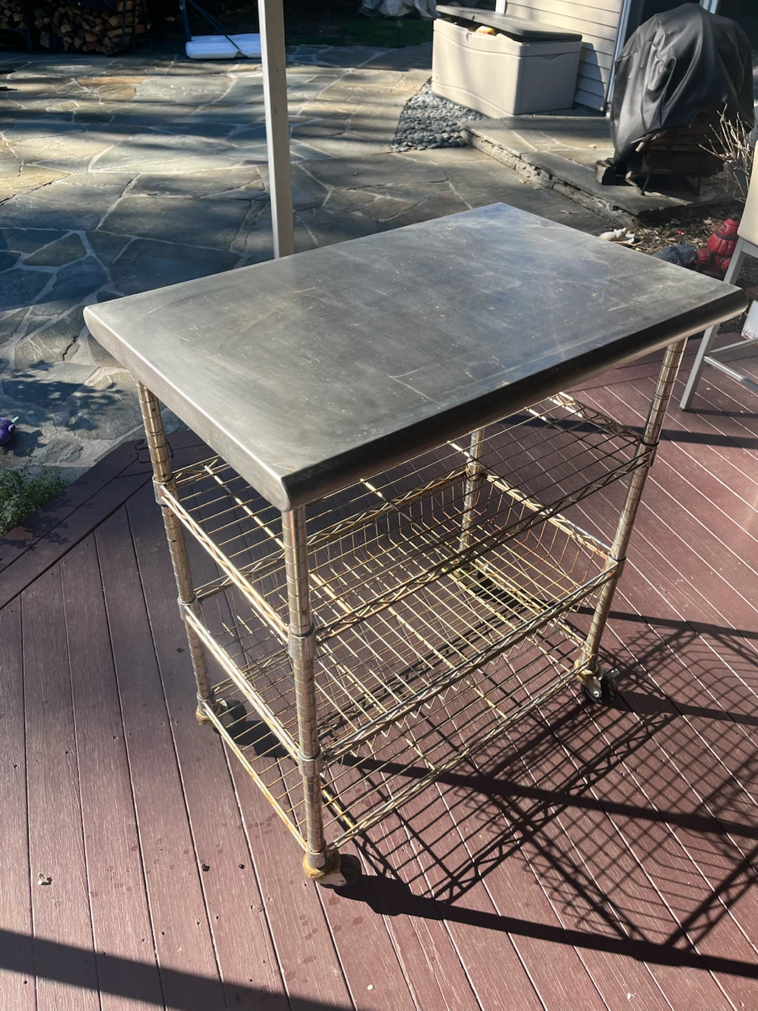 Stainless Steel Kitchen Utility Cart