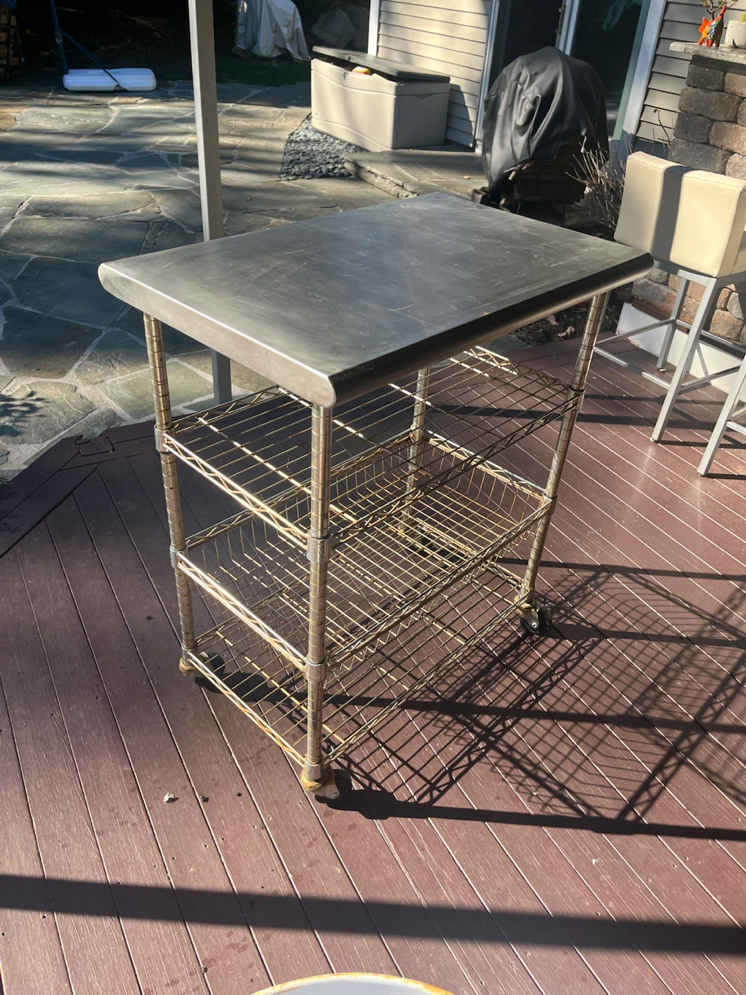 Stainless Steel Kitchen Utility Cart - photo 3