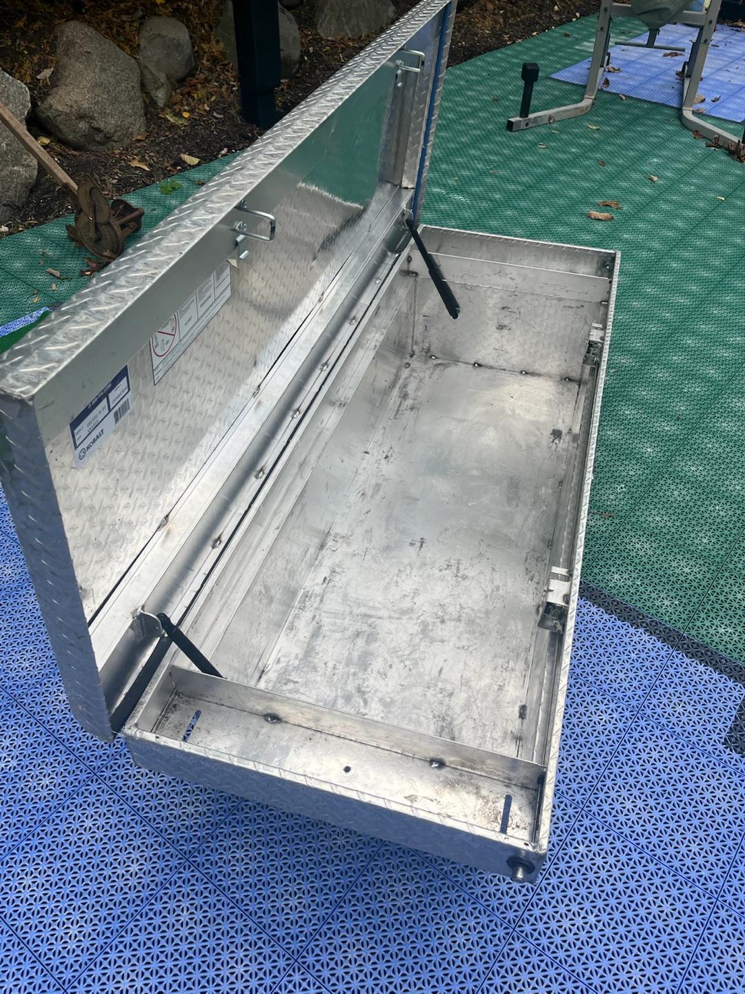 Kobalt Diamond Plate Aluminum Truck Toolbox