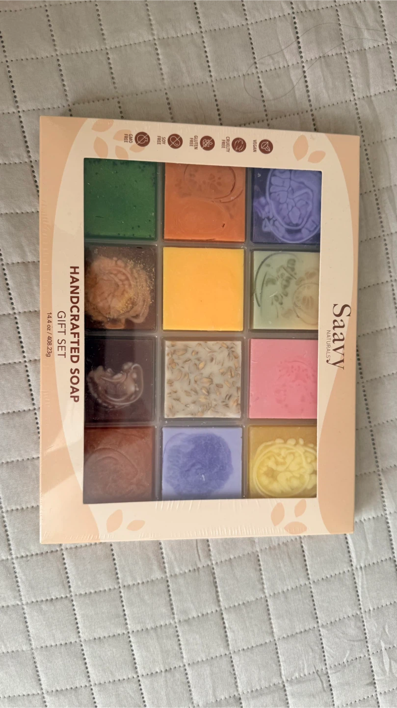 Saavy Naturals Handcrafted Soap Gift Set
