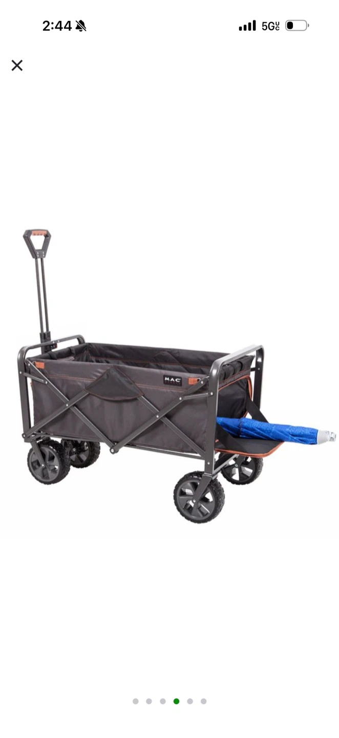 Mac Sports XL Folding Wagon with Brakes - photo 3