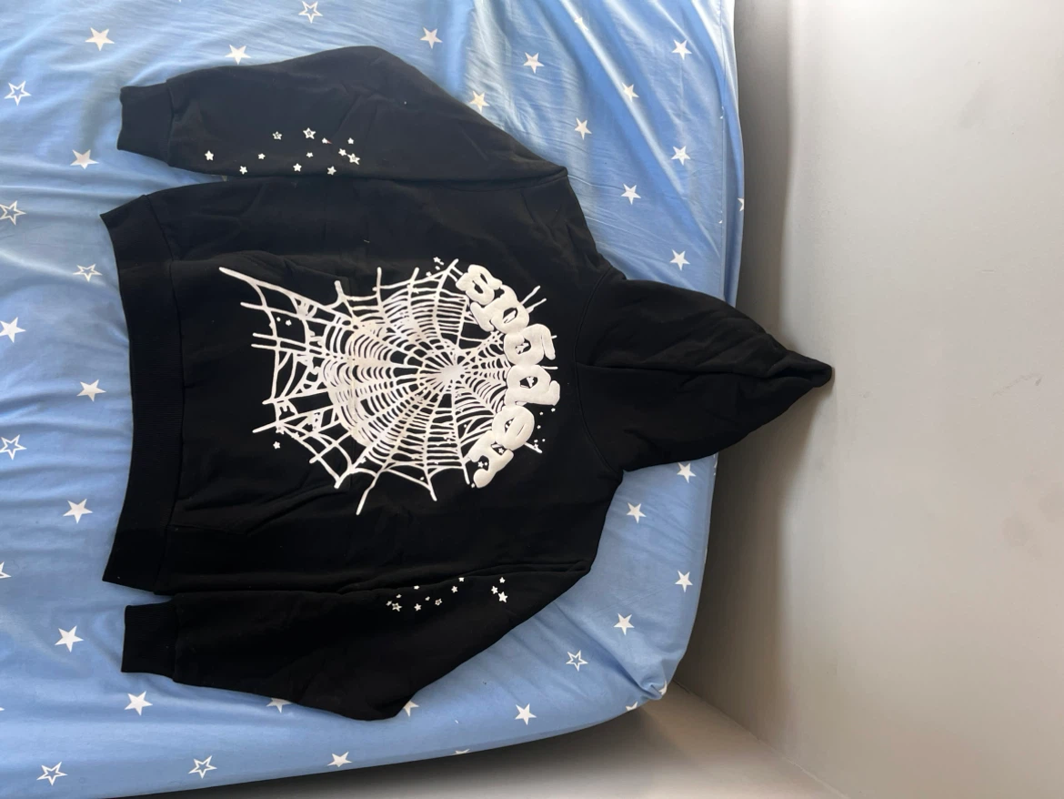 SP5DER Black Hoodie