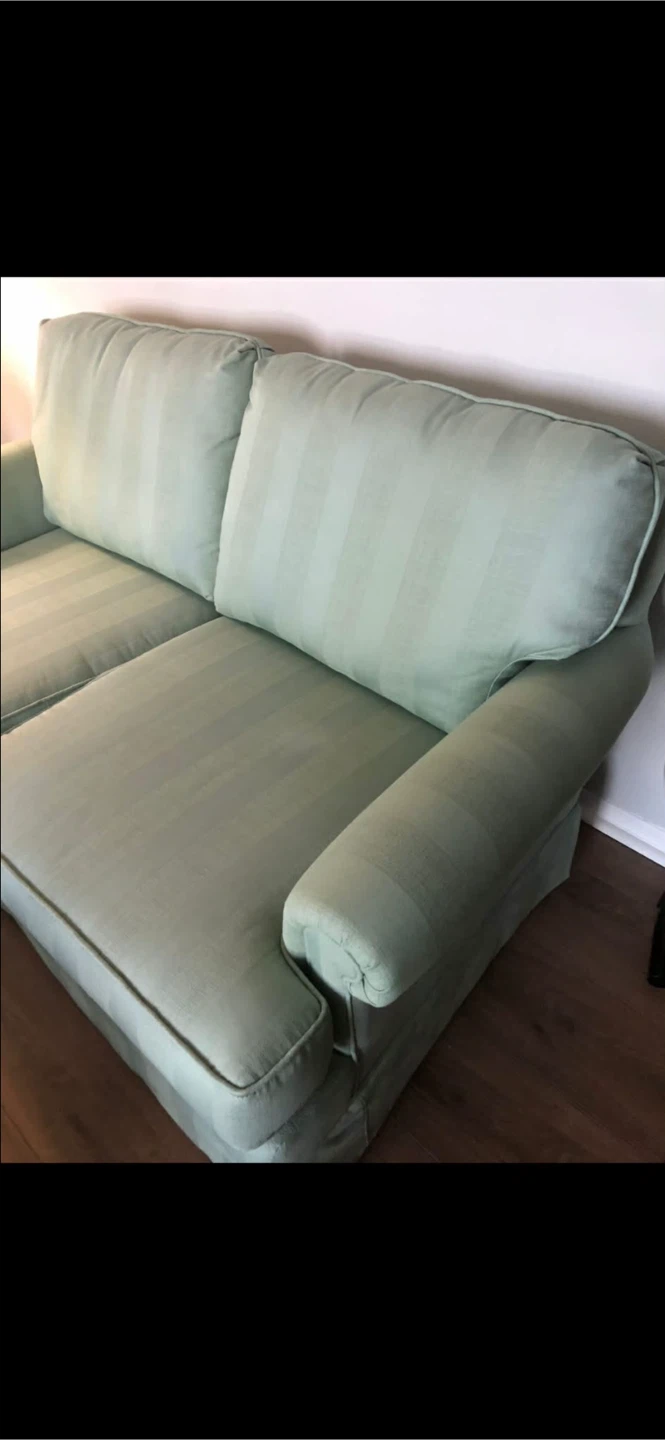 Mint Green Loveseat new - photo 3