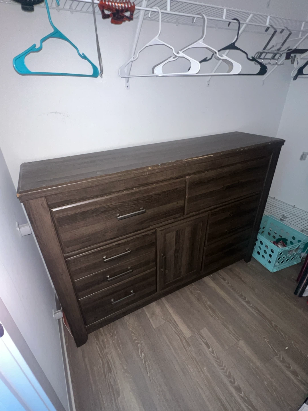 Dark Wood Bedroom Dresser - photo 3