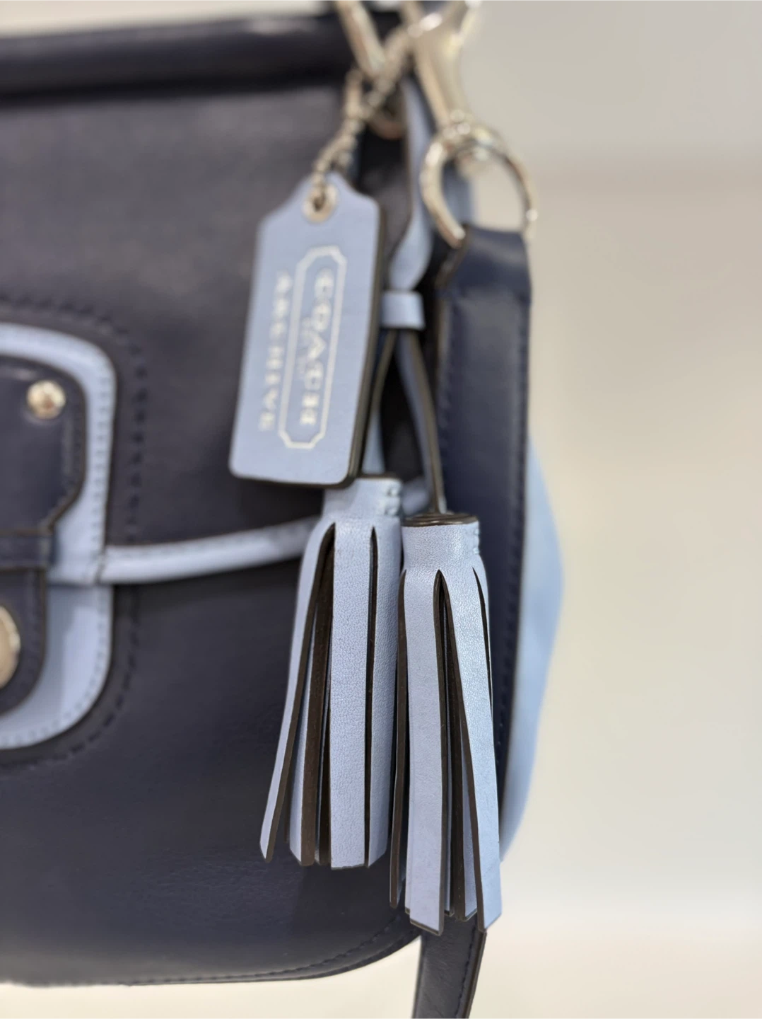 Coach Legacy Archival Two-Tone Leather Willis Crossbody Bag - photo 5