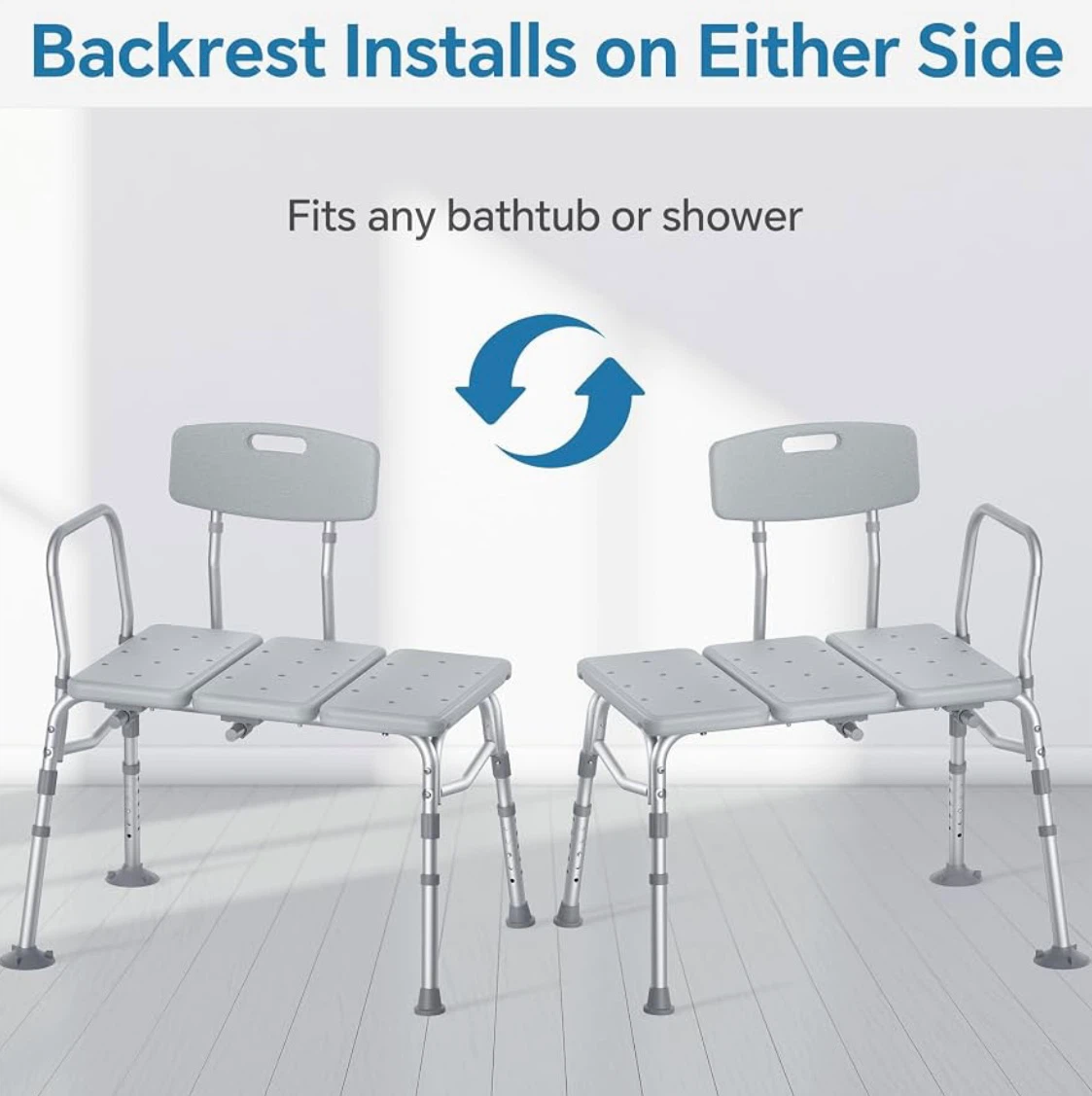 Adjustable Bathtub Transfer Bench - photo 4