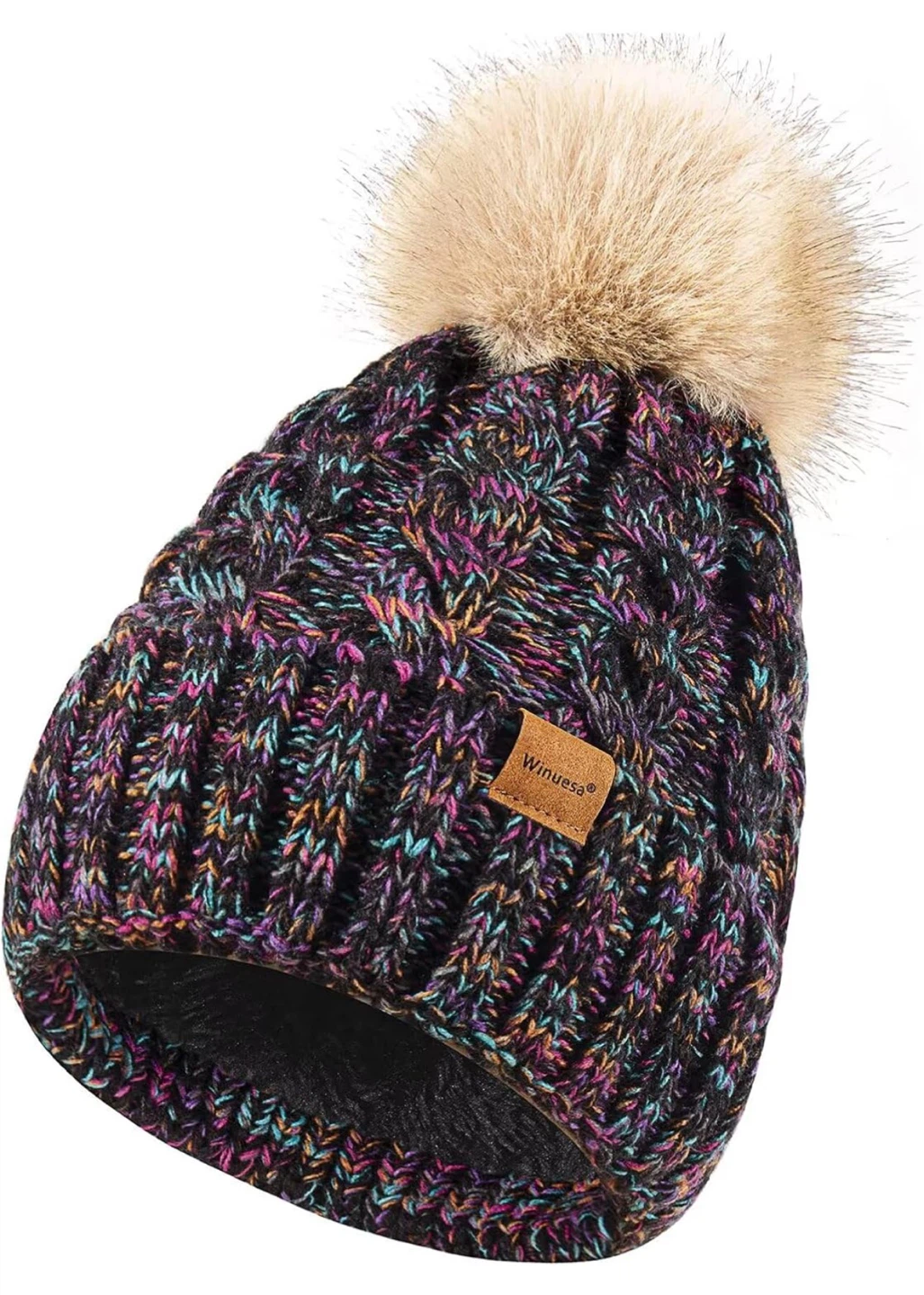 Women's Knit Pom Pom Beanie