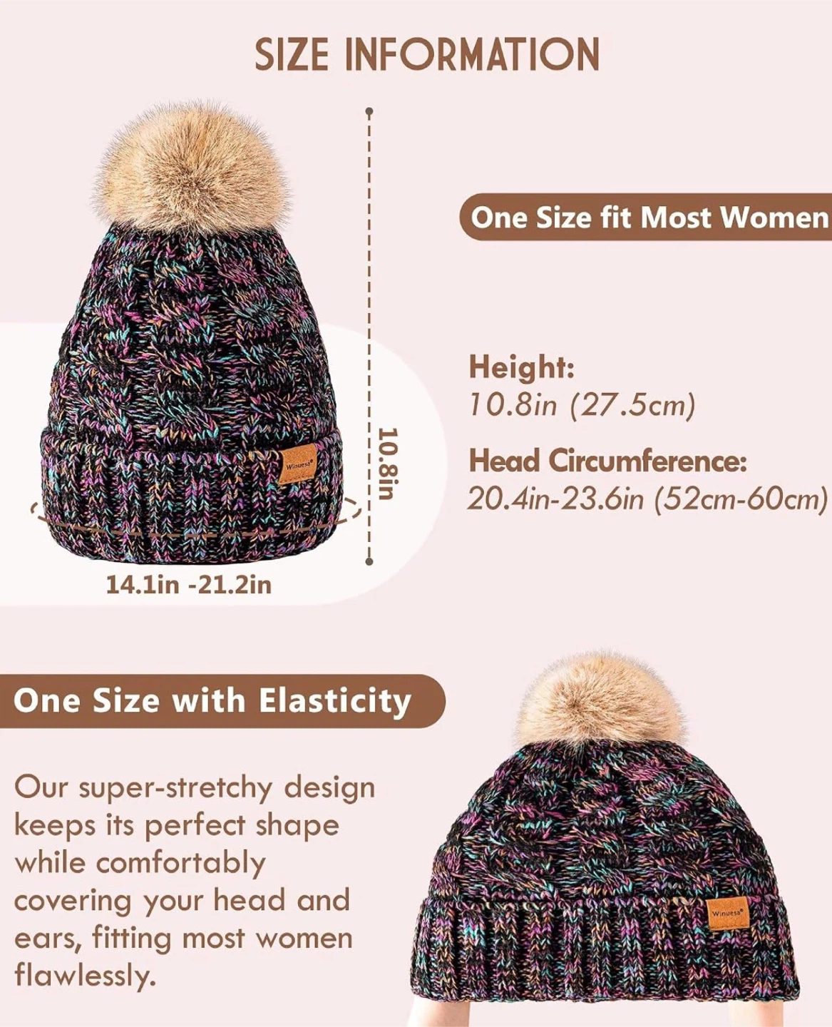 Women's Knit Pom Pom Beanie - photo 3