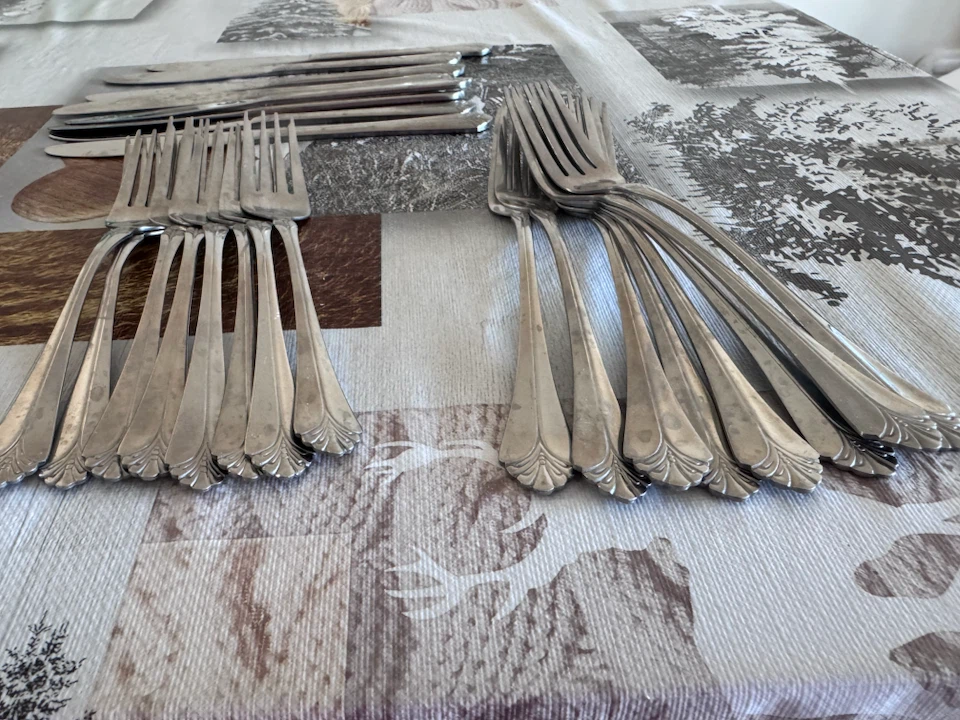 Assorted Stainless Steel Flatware Set - photo 3