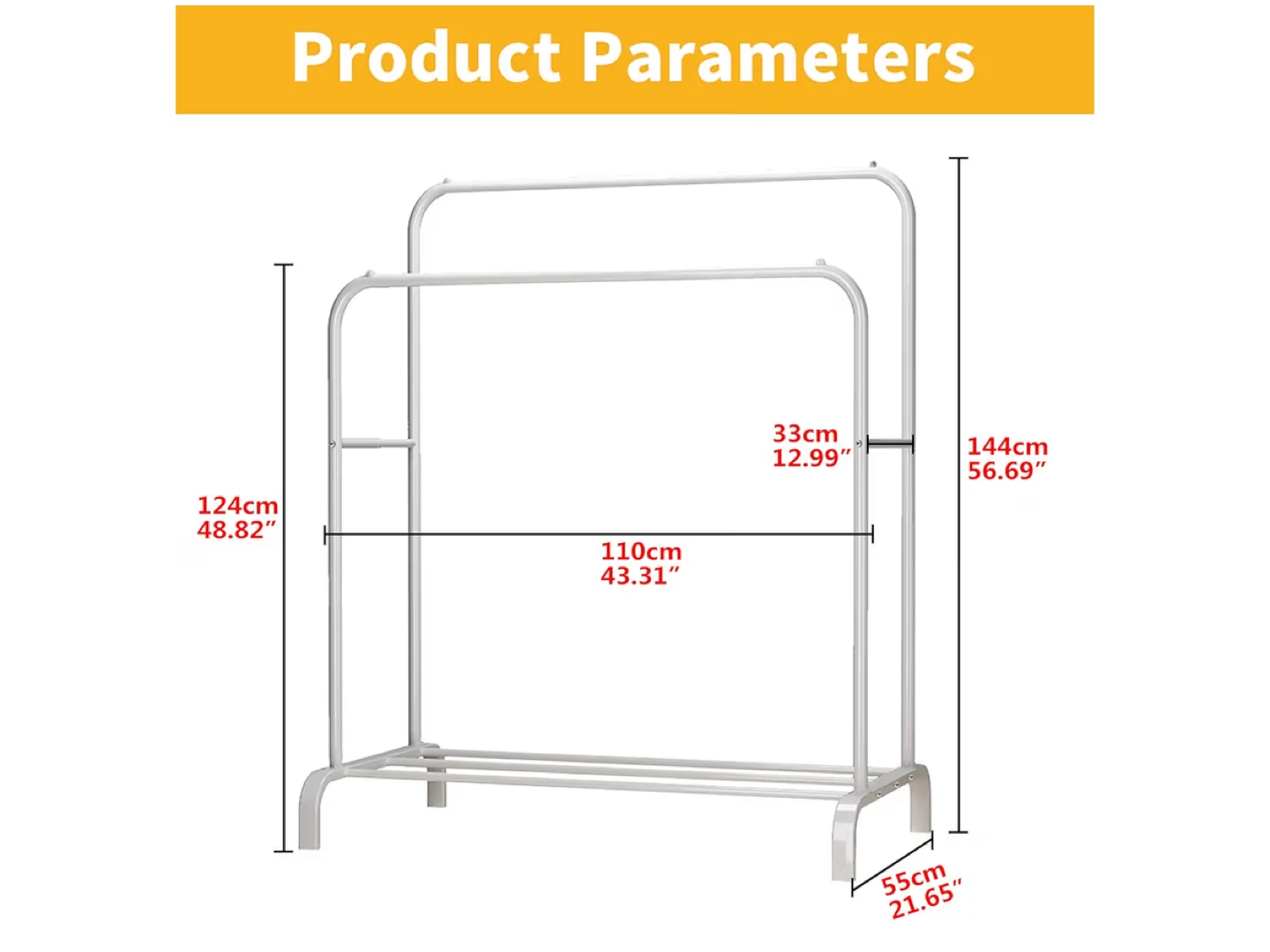Double Rod clothes Rack - photo 5