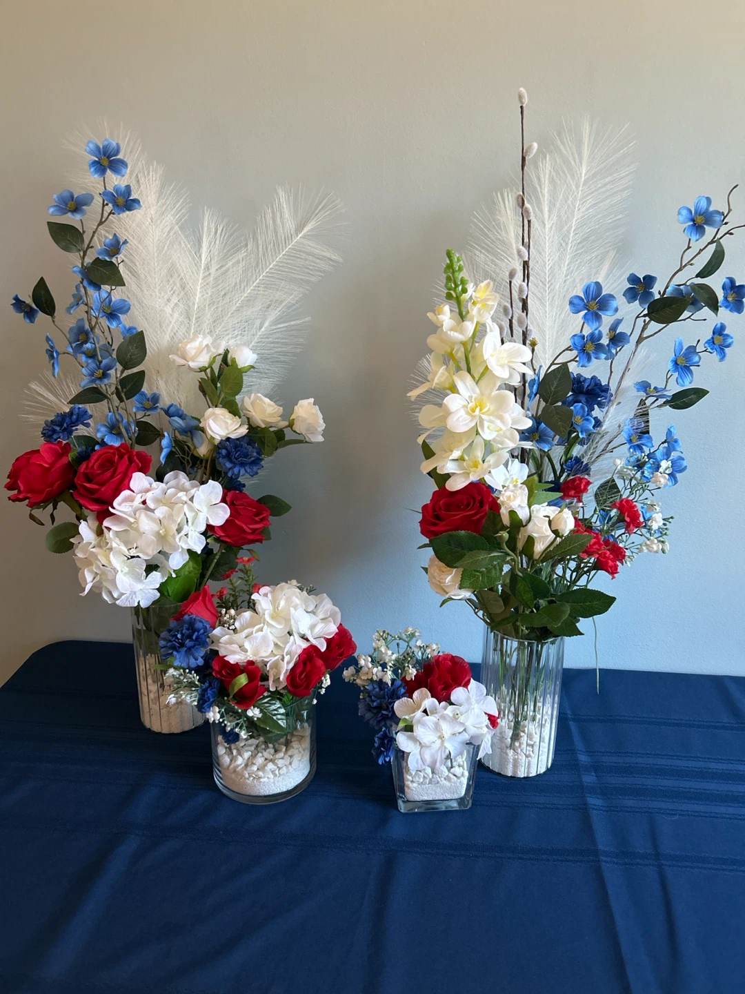 Set of 4 Artificial Floral Arrangements