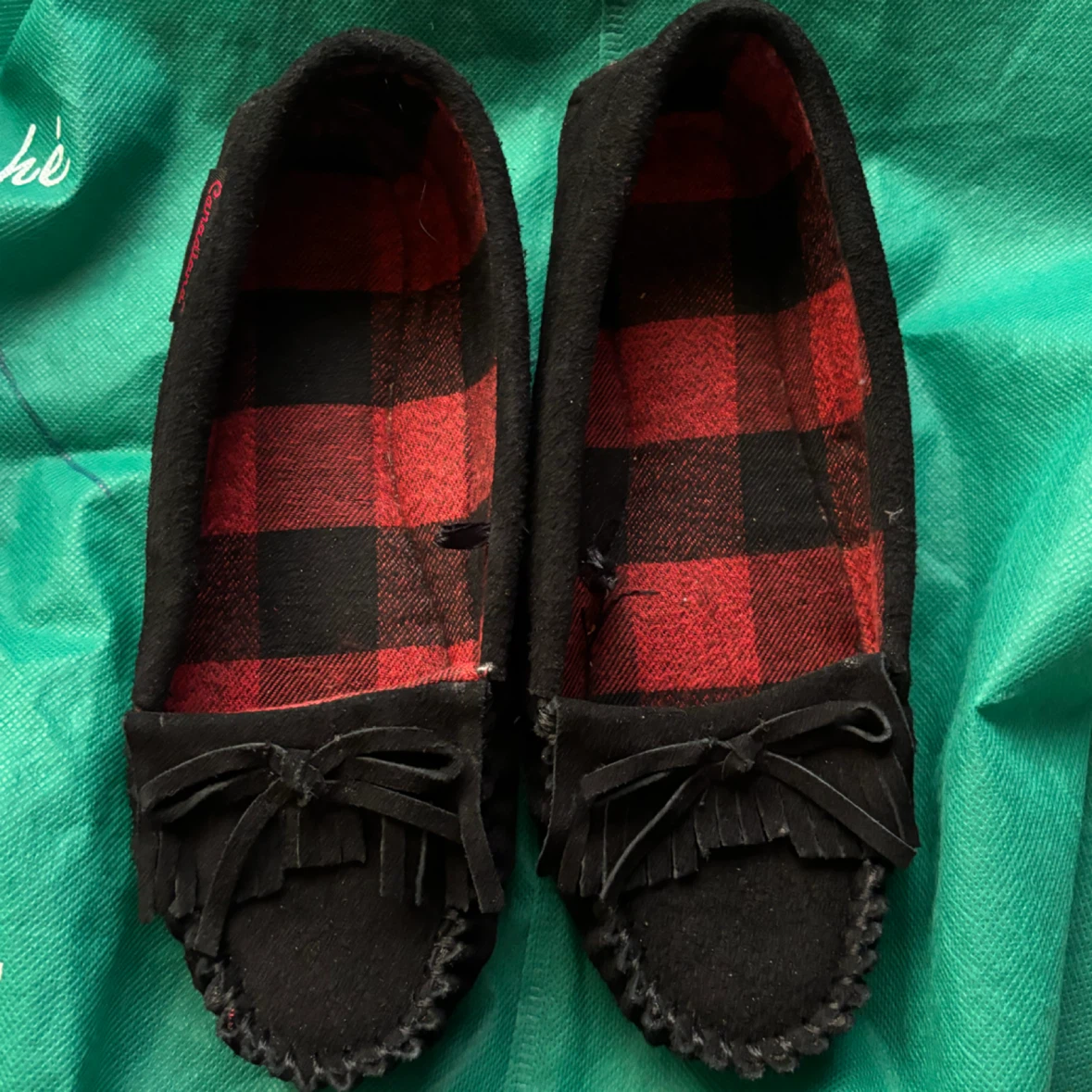 Canadiana - Black Moccasins - *Size Women 7* - photo 2
