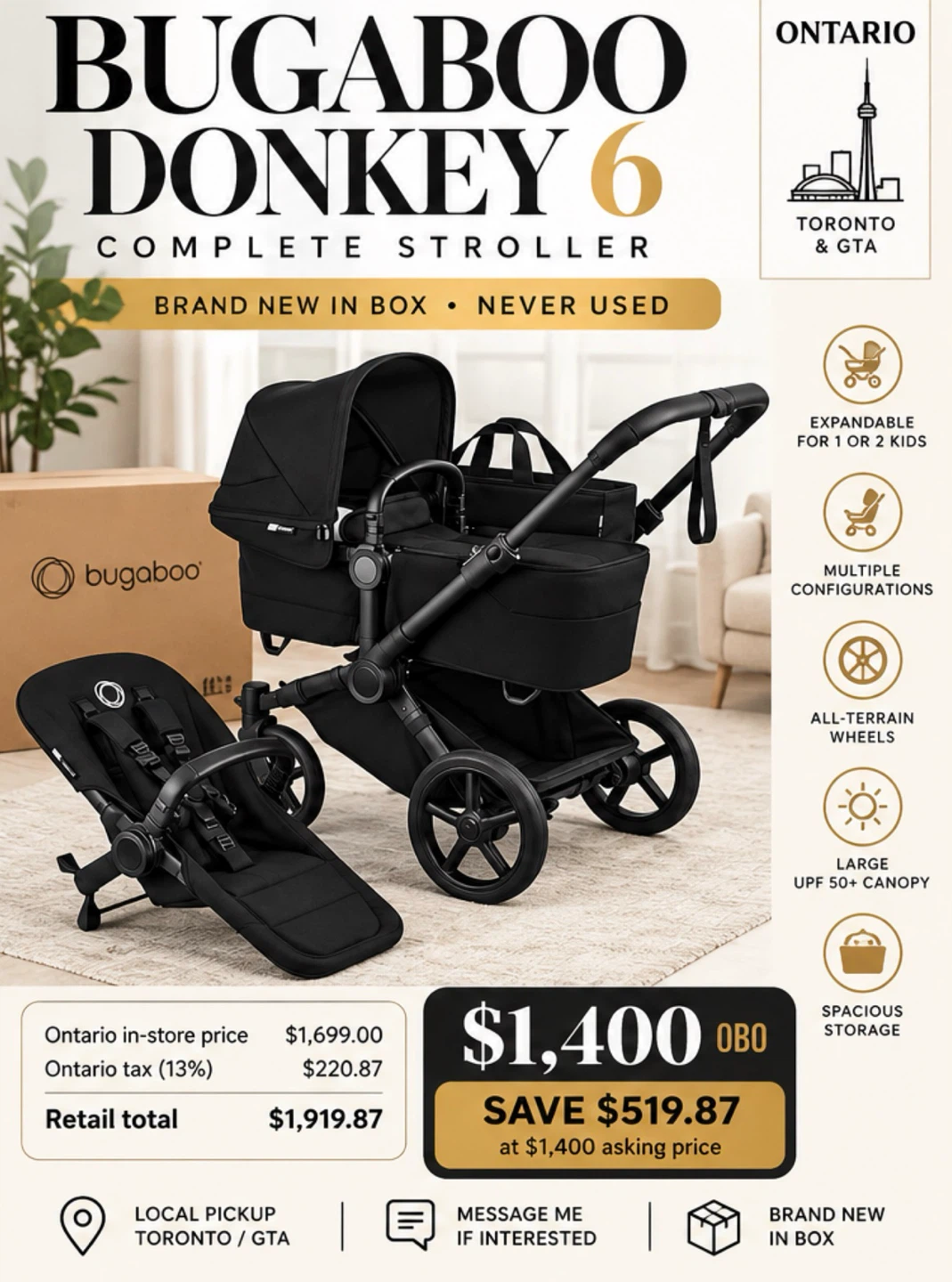 Bugaboo Donkey 6 Complete Stroller