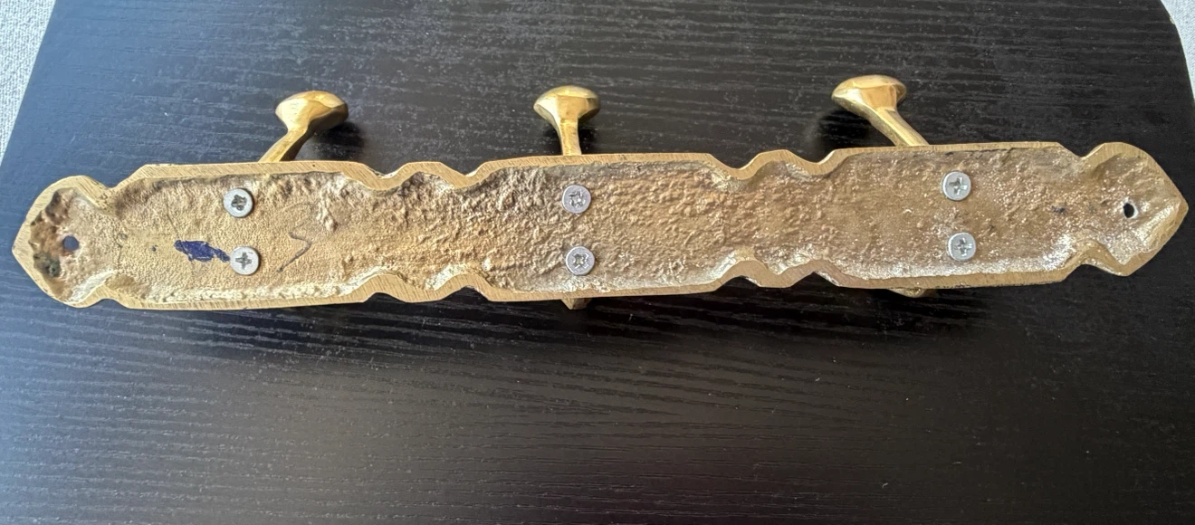 Solid Brass Mounted Wall Hooks - photo 3