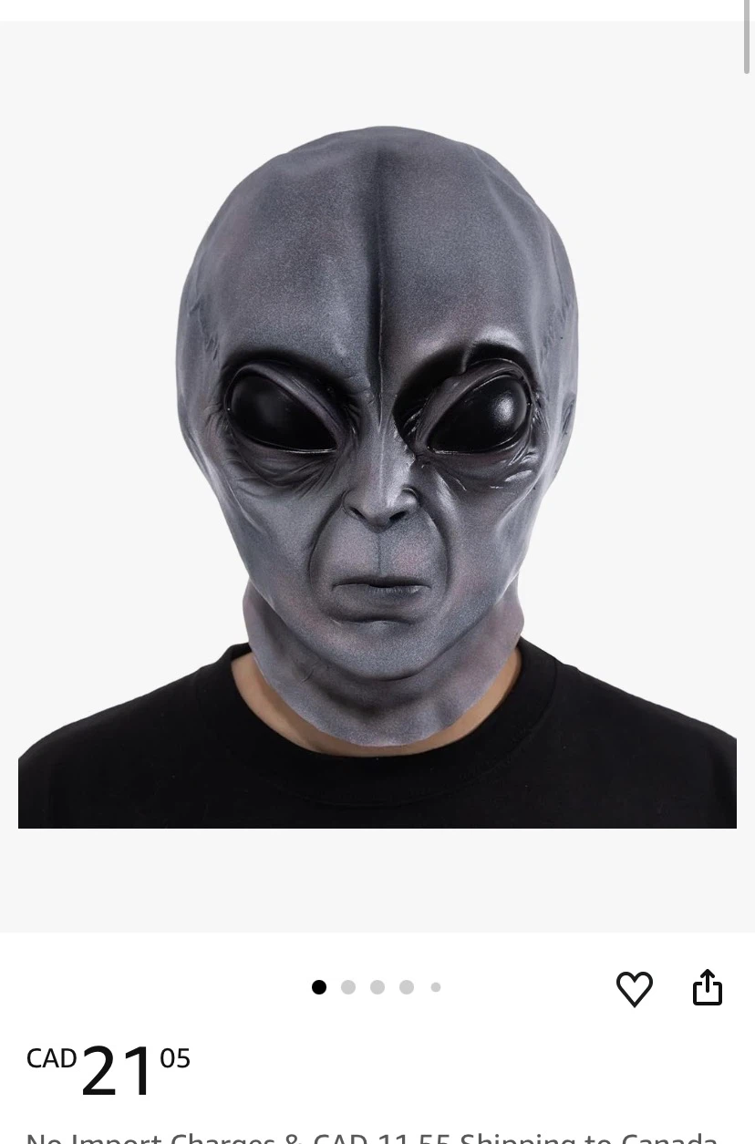 Alien Halloween Mask - photo 2