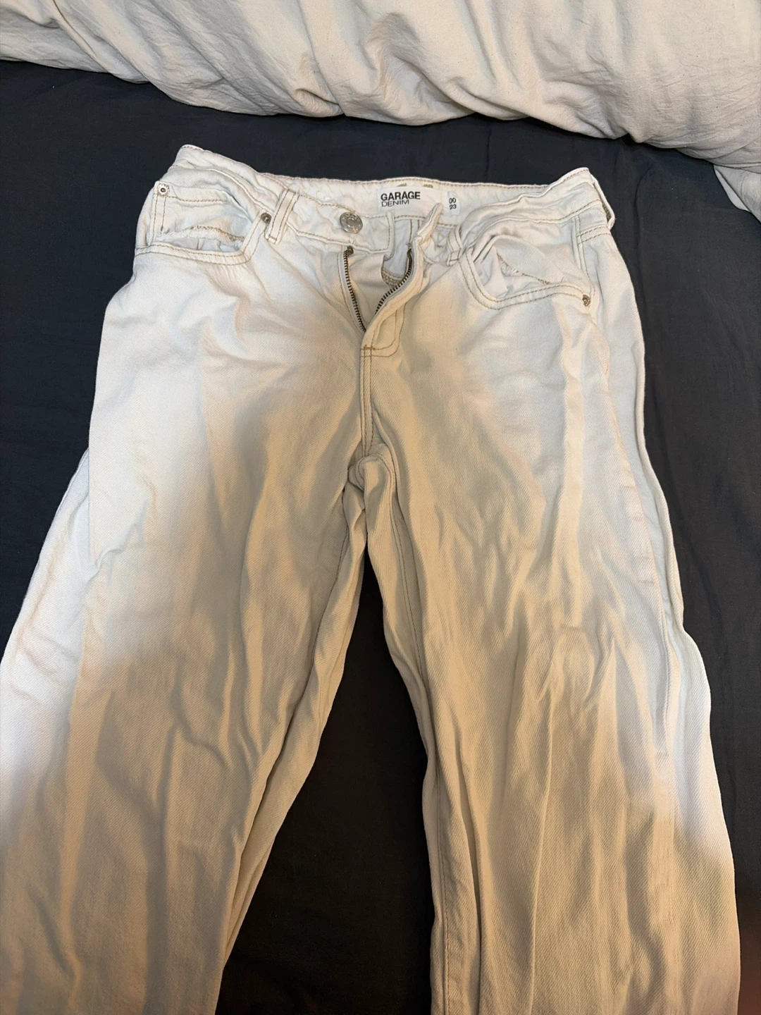 Garage Clothing Bundle: Red Tops and White Jeans