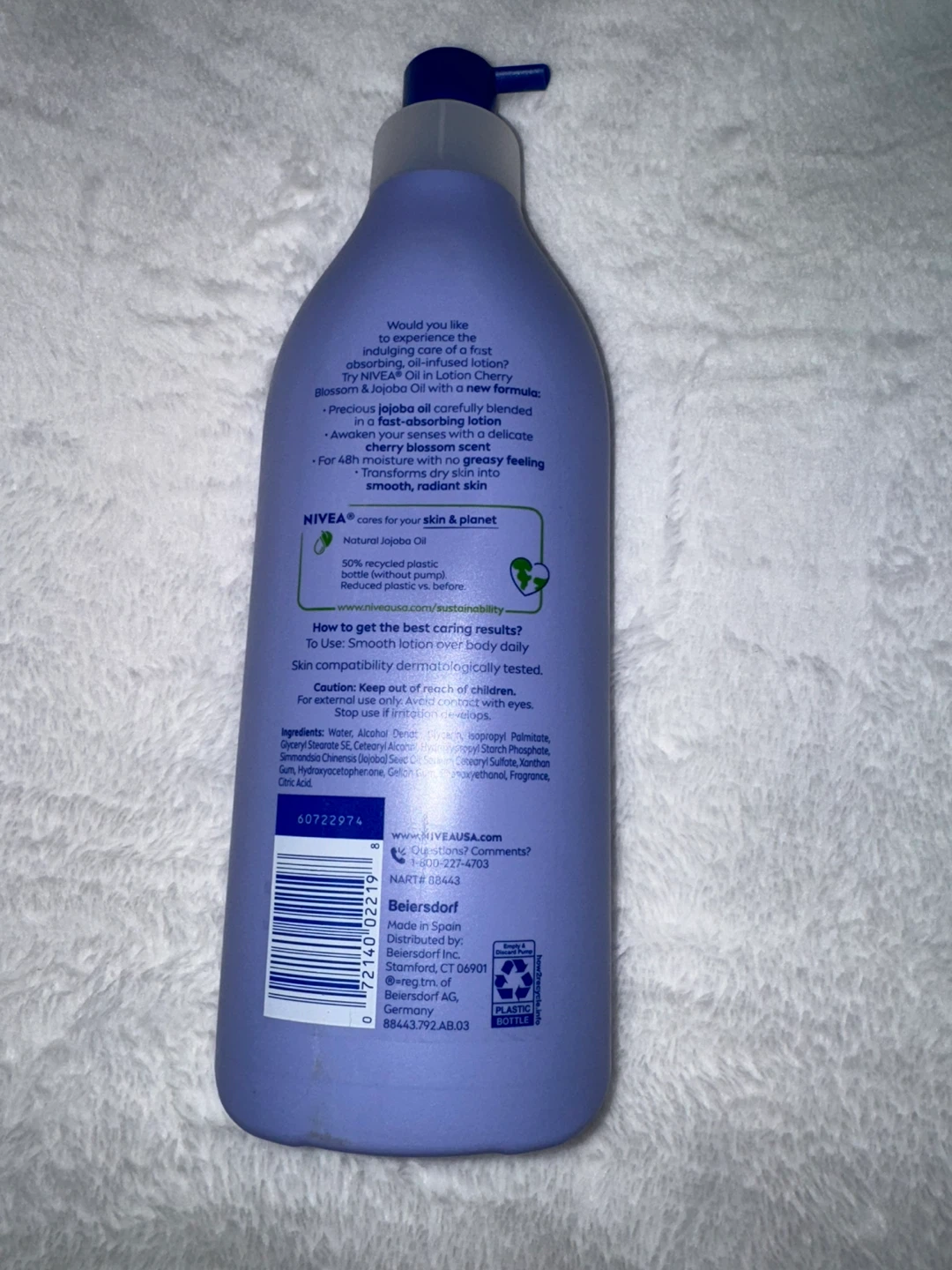 Nivea Cherry Blossom Oil in Lotion 500ml - photo 2