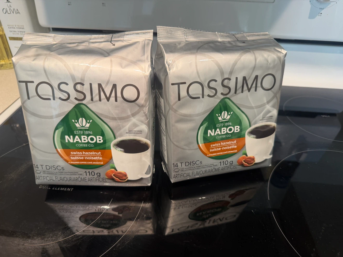 2 Packs Tassimo Nabob Swiss Hazelnut T Discs