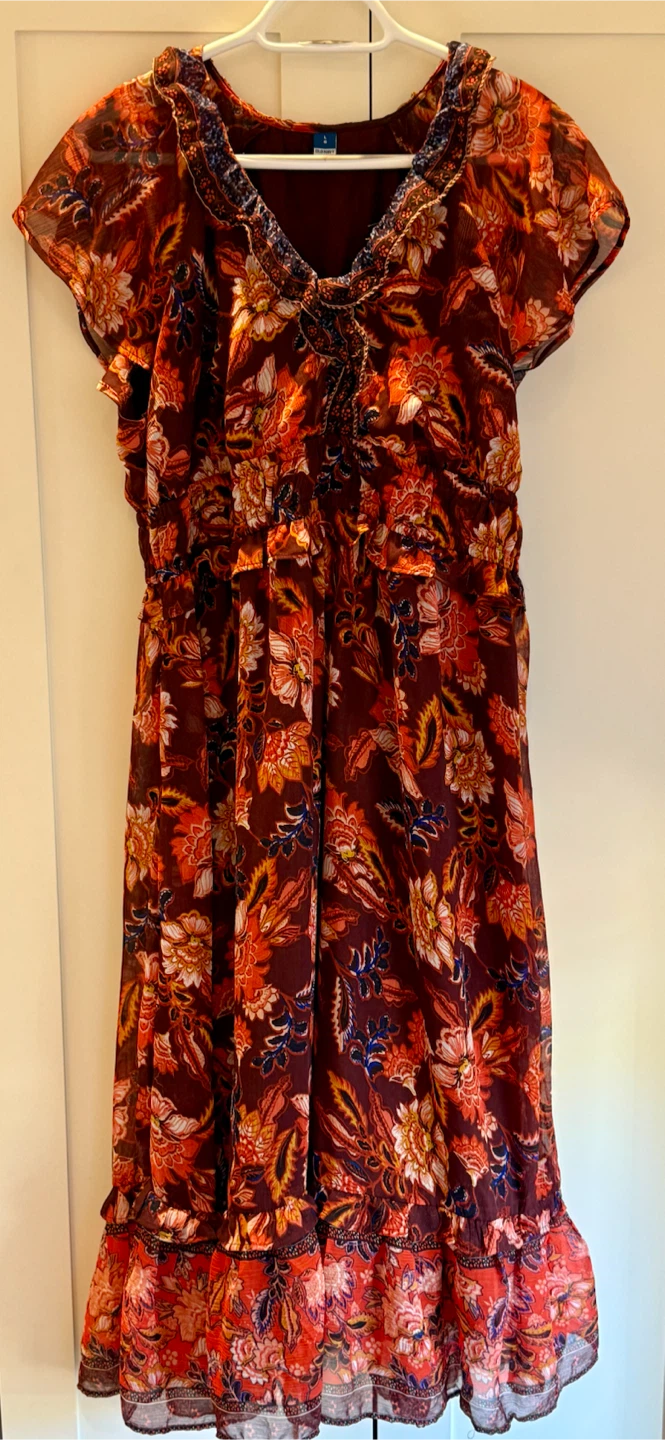 Old Navy Floral Dress Size Large