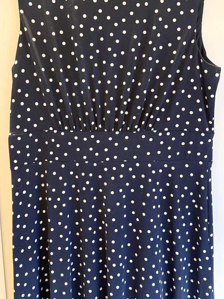 London Times Polka Dot Sleeveless Dress - photo 2