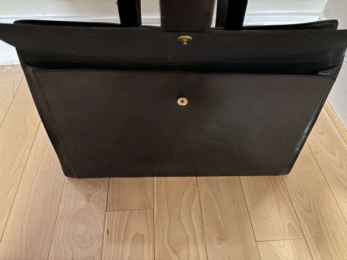Black Briefcase Laptop Bag - photo 2