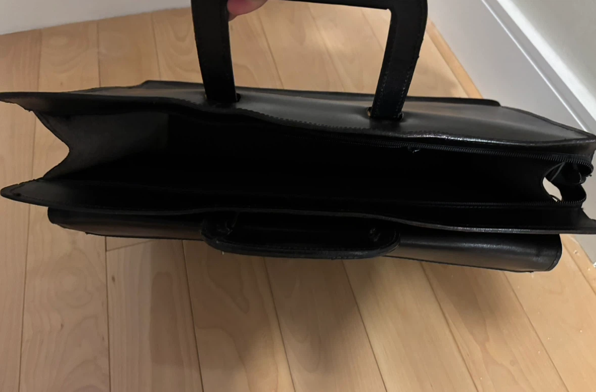 Black Briefcase Laptop Bag - photo 3