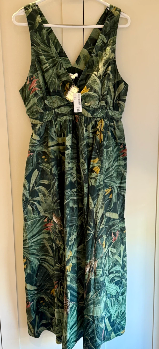 Reitmans Toni Fifi Tropical Print Maxi Dress - Large