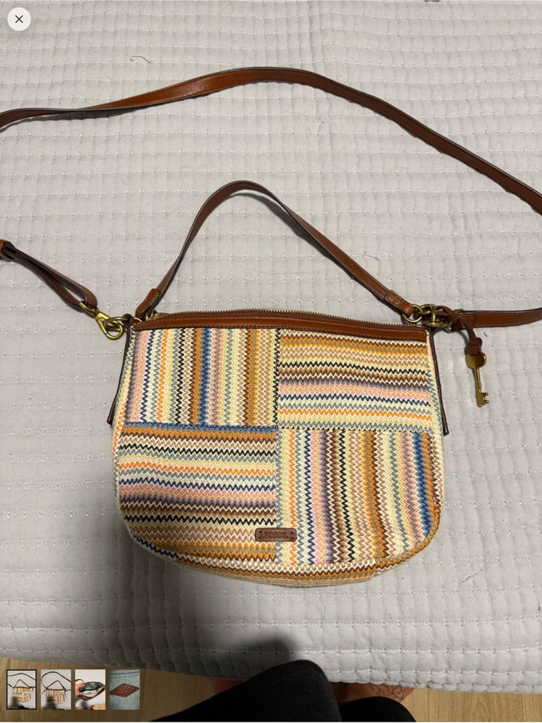 Fossil Multi-Coloured Crossbody Bag