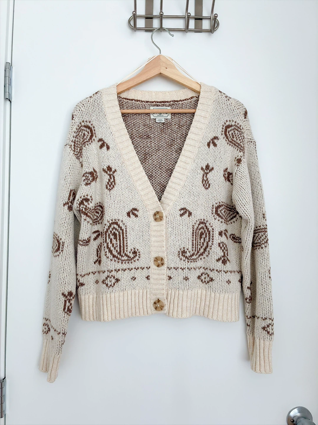 American Eagle Paisley Cardigan